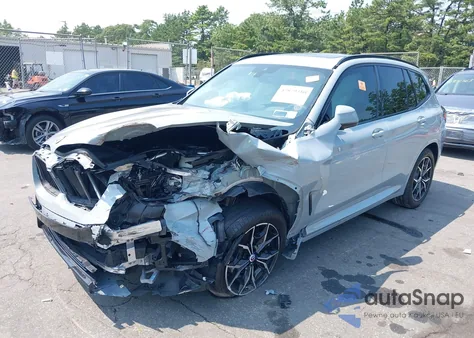 2022 BMW X3 xDrive30I from USA, damaged, VIN WBX57DP04NN176349